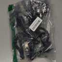 AMKUFO 6 Pack-Closet-Organizers-and-Storage, Magic-Hangers-Space-Saving-for-Clothes, Closer-Organizer-for-Closet-Organization, Space-Saver-Hanger-Organizer-for-Multipurpose, Dorm-Room-Essentials (Black)