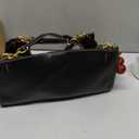Shoulder Bag Medium Pu Leather Tote Bag For Women Trendy Designer Handbag With Cherry Pendant For Travel Work