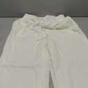 IDEALSANXUN Womens Linen Pants Spring Summer Straight Leg Loose Fit Beach Pants with Drawstring, M