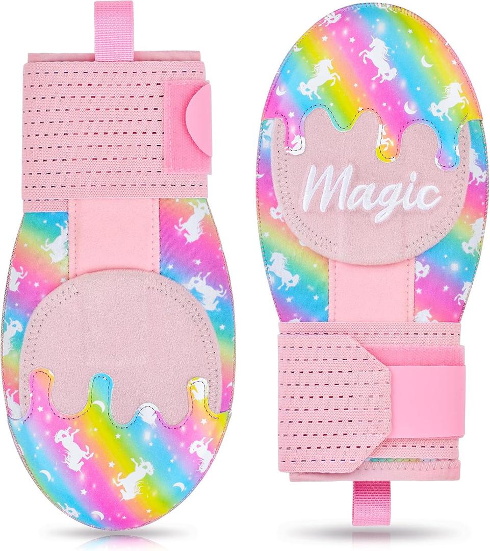 Sliding Mitt, Baseball Sliding Mitt for Youth Girls, Baseball Softball Sliding Glove with Elastic Compression Strap, Universal Right or Left Hand