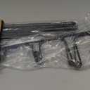 Over The Door Towel Rack, Over Door Towel Rack for Bathroom Door, Triple Towel Storage Holder with Hooks (Matte Black, 20.15" L)