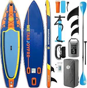 Wetarjoyfre Inflatable Paddle Board 11' x 33" x 6" SUP Board for Beginners