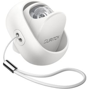 SURITCH Case for Loop Earplugs, Portable Storage Container for Earplugs & Accessories, White