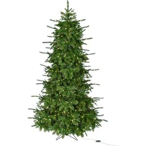 SYLVANIA Pre Lit LED 8 Function Color Changing 7.5' Instant Connect Tree. 850 Color Changing LEDs.