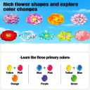 KYWYOYOU BloomJoy Magic Petal Flower Art Kit  DIY Paper Flower Craft Kit for Kids, Create 3D Blossoms with Dyed Petals, Watercolor Coloring Set for Creative Art, Gift for Girls Ages 612 (1 Set)