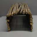 kathson Rabbit Wooden Bridge(20.0 x 11.8 inches),Guinea Pig Wood Tunnel Large Bunny Ladders Small Animal Flexible Hideout for Hamster Chinchillas Guinea Pig Hedgehog and Other Rodents