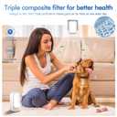 Plug In Air Ionizers - Negative Ion Technology Air Purifier - Quiet Operation Air Freshener for Home, Bedroom, Office, Garage Room - Portable Air Purifiers Odor,Pets Smell - Air Cleaner White (1 Pack）