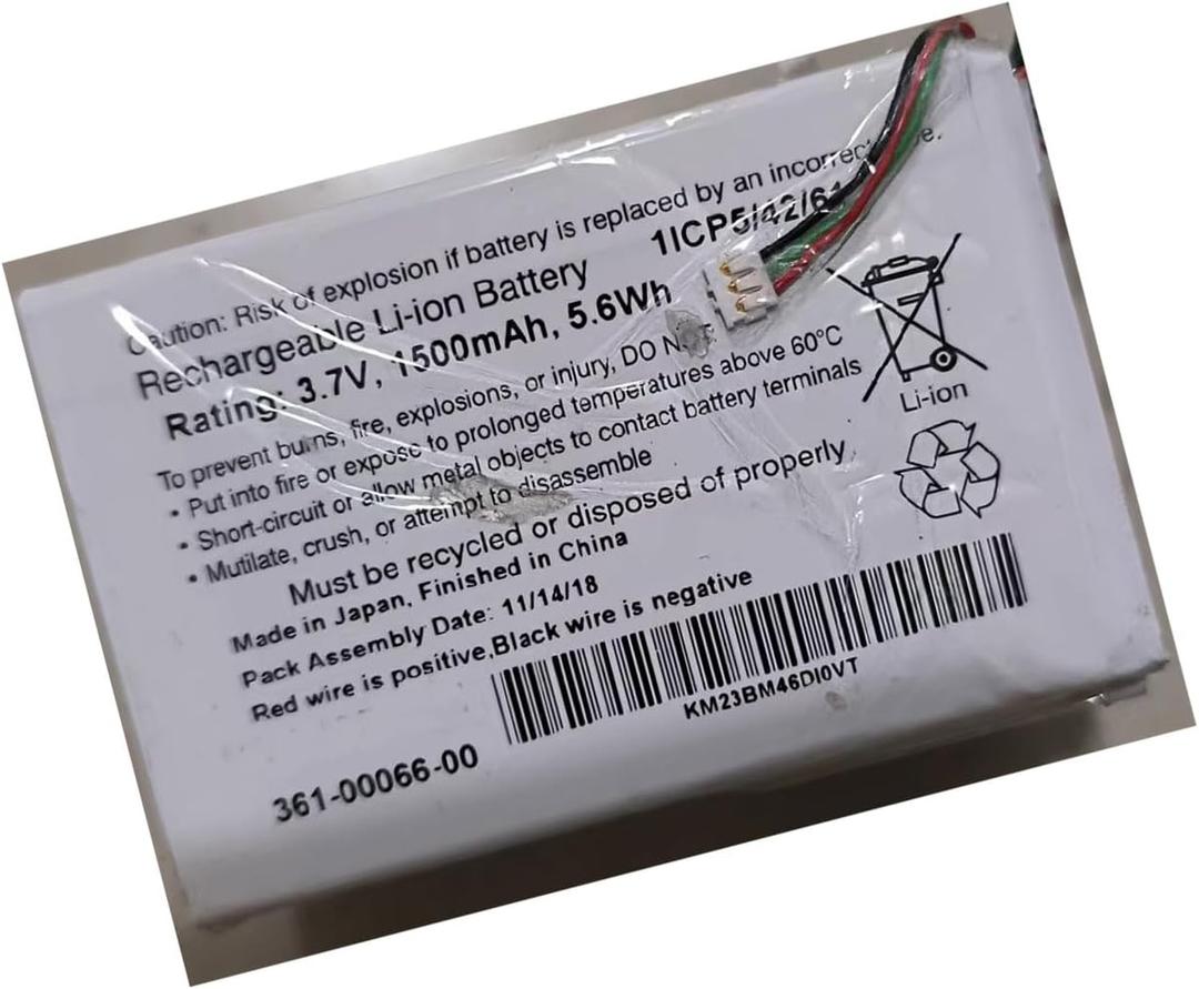 361-00066-00 Battery,Compatible with Garmin Battery for Nuvi 2797, Nuvi 2757LM, Nuvi 2689LMT, Nuvi 2797LMT, NuviCam LM LMTHD, Dezl 760LMT, 760LMT-D