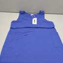 Summer Dresses for Women 2025 Loose Casual Dress Sundresses with Pockets Ladies Dresses Mothers Day Plain RoyalBlue L
