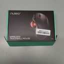 Nulea M501 Wireless Trackball Mouse, Rechargeable Ergonomic, Easy Thumb Control, Precise & Smooth Tracking, 3 Device Connection (Bluetooth or USB Receiver), Compatible for PC, Laptop, Mac, Windows.