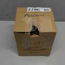 Brightown Outdoor String Lights, 50FT 25 G40 Bulbs Shatterproof Patio Lights, IP65 Waterproof Dimmable Hanging Connectable Globe LED Outdoor Lights for Backyard, Bistro, Porch, Deck, Balcony (Black)