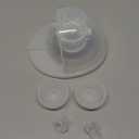 One Full Set Collector Cup Only Compatible with Momcozy M5 Breast Breast Pump Replacement Accessories, Full Breastpump Parts with 24mm Flange, Collector, Duckbill Valves, Diaphragm
