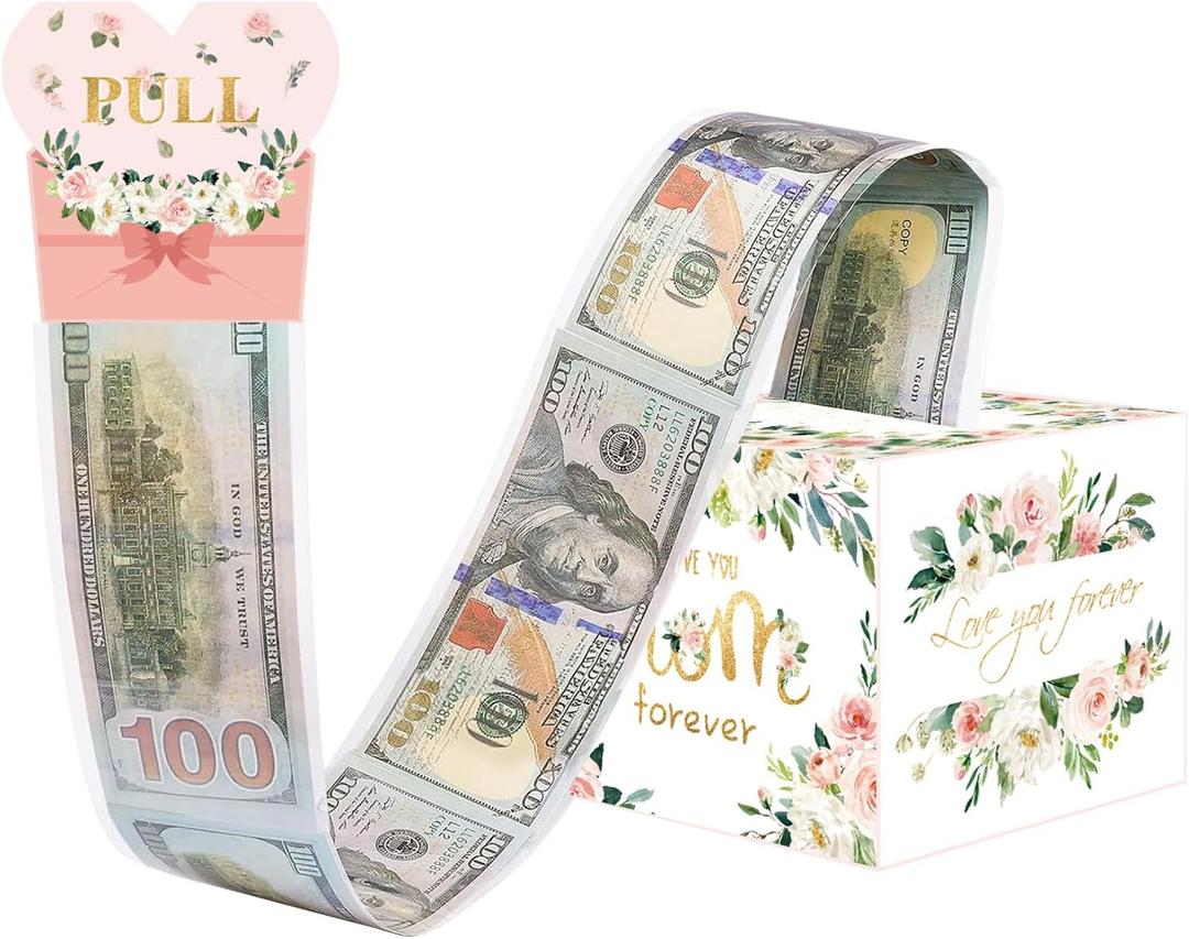 Mother Money Box for Cash Gift, DIY Surprise Pull Money Mother Gift Boxes for Cash,Mom Surprise Box with Pull Out Card