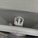 deweisn Floor Mount Tri-Fold Lighted Vanity Mirror with 21 LED Lights, Touch Screen and 3X/2X/1X Magnification, Two Power Supply Modes Make Up Mirror,Travel Mirror (White)