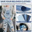 Iron On Patches for Clothes 24pcs, Iron On Patches for Jeans, Cotton Denim Repair Patch for Inside Jeans Fabric Kit, Jeans Knee, Pants, Clothing 3" by 4-1/4" Blue&Black