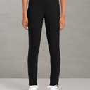 Nautica Womens Juniors Uniform Skinny Leg Jegging, Flat Front Style with Zipper Closure, Functional Pockets (X-Large, Black)