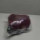 Men's Velvet Smoking Robe Double Breasted Long Jacket Blazer with Belt for Dinner Party Wedding (44, Burgundy)