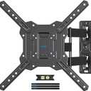USX STAR UL Listed Full Motion TV Wall Mount for 28-60 Inch TV Mounts Up to 77 lbs, Max VESA 400x400mm, Wall Mount TV Bracket with Swivel, Tilting, Leveling Adjust & Extendable Arm