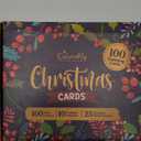 Decorably 100 CHRISTMAS CARDS (100 DESIGNS)