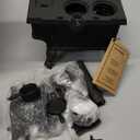 Black Mini Wood Cook Stove Set - 12 Inches Long With Accessories