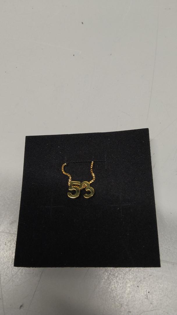 Gold Number Necklace for Women 18K Gold Plated Small Cute Pendant with Box Chain Choker Necklace Personalized Jewelry Birthday Gift for Her