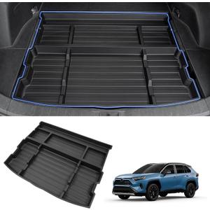 Karltys Hidden Trunk Organizer for RAV4 2019-2025, Under-Floor Storage Tray