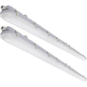 kadision 8FT LED Vapor Tight Light Fixture, 90W/70W/50W Wattage Selectable, 11700lm Dimmable 5000K 120-277V IP65, Vapor Proof LED Shop Lights for Garage Car Wash, ETL Listed (2 Pack)