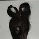 Long Braid Ponytail Extension with Hair Tie DIY Wrap Around Synthetic Hairpiece Natural Soft Fluffy Style for Womens Daily Wear (34 Inch Brown Black)