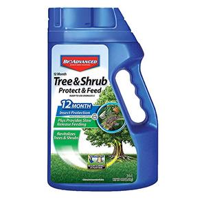BioAdvanced 12 Month Tree and Shrub Protect and Feed II, Granules, 4 lb, Outdoor Insect Killer