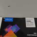 63XL Ink Cartridge 2 Pack Work for Envy 4520 4510 Series DeskJet 1112 2130 3630 Series；4650 5255 3830 4650 5200 Series Printer Replacement for HP 63XL (2 Combo Pack, 1 Black, 1 Tri-Color)