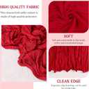 4 Pack 120 Inch Red Cheesecloth Table Runner Boho Rustic Gauze Sheer Romantic 10 FT Long Cheese Cloth Table Runner for Bridal Baby Shower Wedding Party Birthday Holiday Home Easter Decor