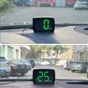 GPS Speedometer,Digital Speedometer for Car,Car Accessories Universal HUD MPH Speed Meter,Heads Up Display with LED Large Font,Suitable for Most Cars,Trucks,Boats,Motorcycles,SUVs Etc