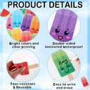Summer Ice Pop Classroom Bulletin Board Decorations, Motivational Sweet Icy Pop Paper Cutouts for Back to School Colorful Icy Lolly Cutouts for Ice Cream Party Home School Wall Door Supplies Decors