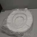 Little2Big Toilet Seat with Built-In Potty Training Seat, Slow Close, Durable Plastic, Made in USA, ROUND, White