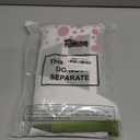 No Hook Christmas Shower Curtain with Snap in Liner, Double Layer Geometric Green Xmas Tree Shower Curtain for Bathroom Hotel Decor, 71" x 74"