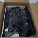 (3 Pack) Black Smoke Lens Taillight Assembly + 3rd Brake Light for 2009-2018 Dodge Ram 1500, 2010-2018 Ram 2500 3500, Only Fit factory Halogen/incandescent and Without Projector Headlights Models