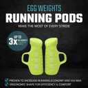 YOUTH Gripped Running Pods Handheld Weights Set Ergonomic with Anti-Slip Silicone Grip for Kids. PERFECT for Youth Sports Training - 2 Pods, 0.5 lbs each