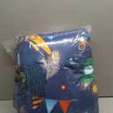 Holawakaka Trucks Tractors Cars Boy Bedding Comforter Set with Sheets, Full Size Cartoon Construction Car Excavator Print Kids Bed in A Bag 5-Piece, Boys Reversible Dorm Bed Sets (Navy Blue Full)