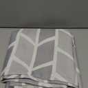 jinchan Grey and White Geometric Shower Curtain Chevron Arrow Farmhouse Shower Curtains for Bathroom Modern Waterproof Fabric with 12 Hooks 70x72 Inches