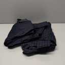 Mens Tuxedo Suit Set 3 Piece Striped Business Suits for Men Navy Dress Suit Jacket Vest and Pants Set, XL