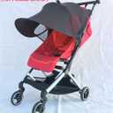 50+UPF Sunshade Extension Compatible with GB Pockit+ All City,Sun Visor UV Protect for Baby Stroller,Baby Stroller Summer Accessories, SUN002
