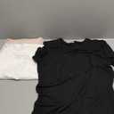 Womens 3 Pack T Shirts Basic Short Sleeve Tees Crewneck Fashion Tops Loose L