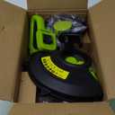 Electric String Trimmer Cordless with 2x2.0Ah Battery, 20V Battery Powered 12-inch Lawn Mover & Edger Lawn Tool with Charger, Powered Grass Trimmer with 8pcs Spool Line for Yard, Garden, Green