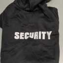 BINGPET Security Dog Hoodies Puppy Sweater Cold Weather Dog Coats Soft Brushed Fleece Pet Clothes Hooded Sweatshirt for Dog Cat (Medium) #1 Black(Security)