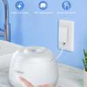KUNPHY Ultrasonic Retainer Cleaner Machine, 48kHz Dental Cleaning Pod for Braces, Night Guard, Mouthguard, Toothbrush, Denture, Jewelry White