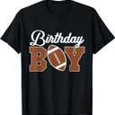 Kids Football Birthday Boy Birthday Party Boys Toddlers T-Shirt