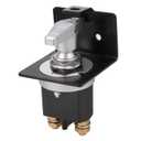 500A High Current 12V-36V Battery Cut Off Switch with Lock-Out Plate, Replace 20247, Waterproof Master Battery Disconnect Switch Fixed Handle Isolator for Car, Truck, RV, Yacht, Boat