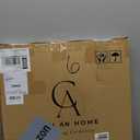 CHI AN HOME 18 Inch Boho Wall Decor  Set of 5 Woven Jute Wall Baskets, Boho Wall Art & Decorative Basket Set, Farmhouse Wall Hanging, Handwoven Wall Plates for Living Room, Bedroom  18", 14", 11", 8", 7"