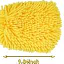 Premium Waterproof Microfiber Car Wash Mitt – Scratch-Free Cleaning Glove with Lint-Free Chenille for Car, Truck, SUV, Motorcycle, Wheels – 9.84 x 7.87 inch – Reusable and Durable Wash Glove