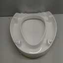 KOHLER 25875-0 Hyten 3" Height, Elevated Soft Close Elongated Toilet Seat, Contoured Seat with Grip-Tight Bumpers, Quick-Attach Hardware, No Slam Toilet Seat, White